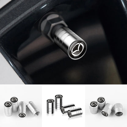 Tire valve caps for Mazda wheels