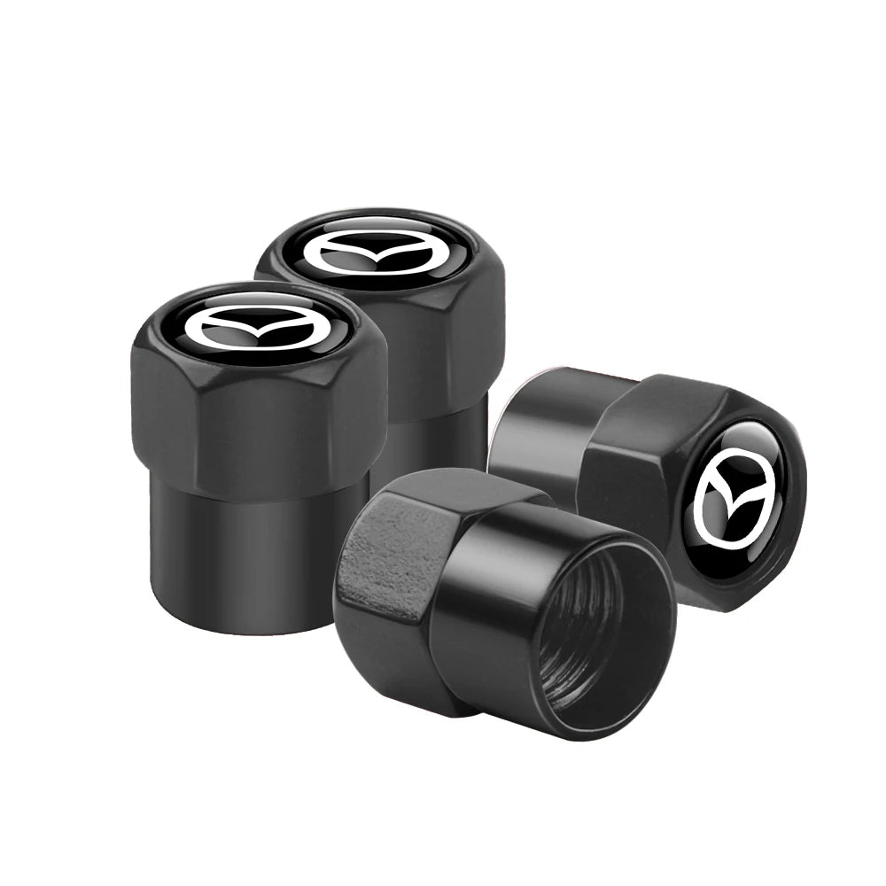 Tire valve caps for Mazda wheels