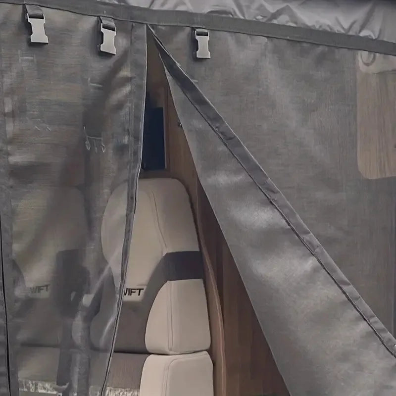 Van Mosquito Net Airflow Through Camper Door