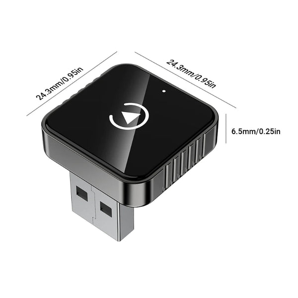 Wireless CarPlay and Android Auto Adapter, XUDA 2 in 1 Wired to Wireless Plug and Play